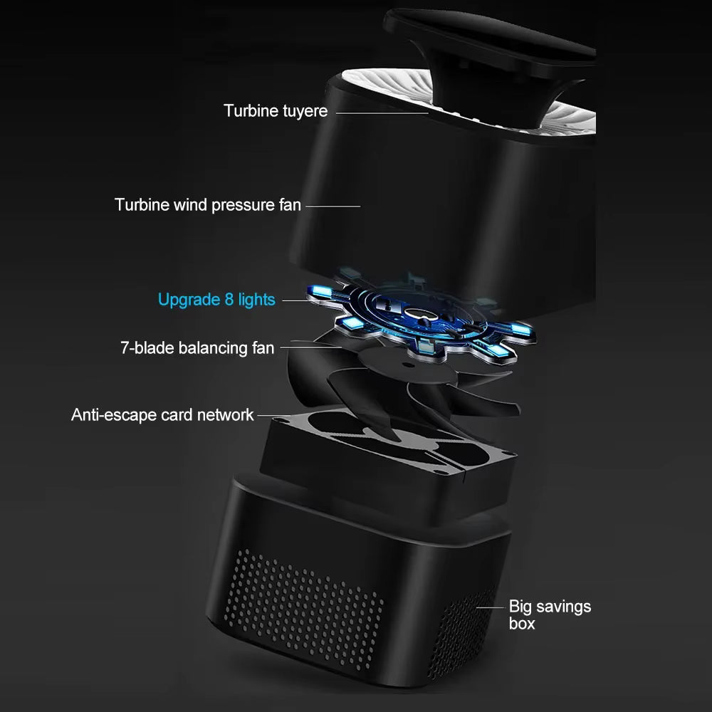 البعوض القاتل مصباح USB دون الإشعاع يطير UVA البعوض ضوء Lcatalyst المنزل داخلي غرفة نوم الملحقات في