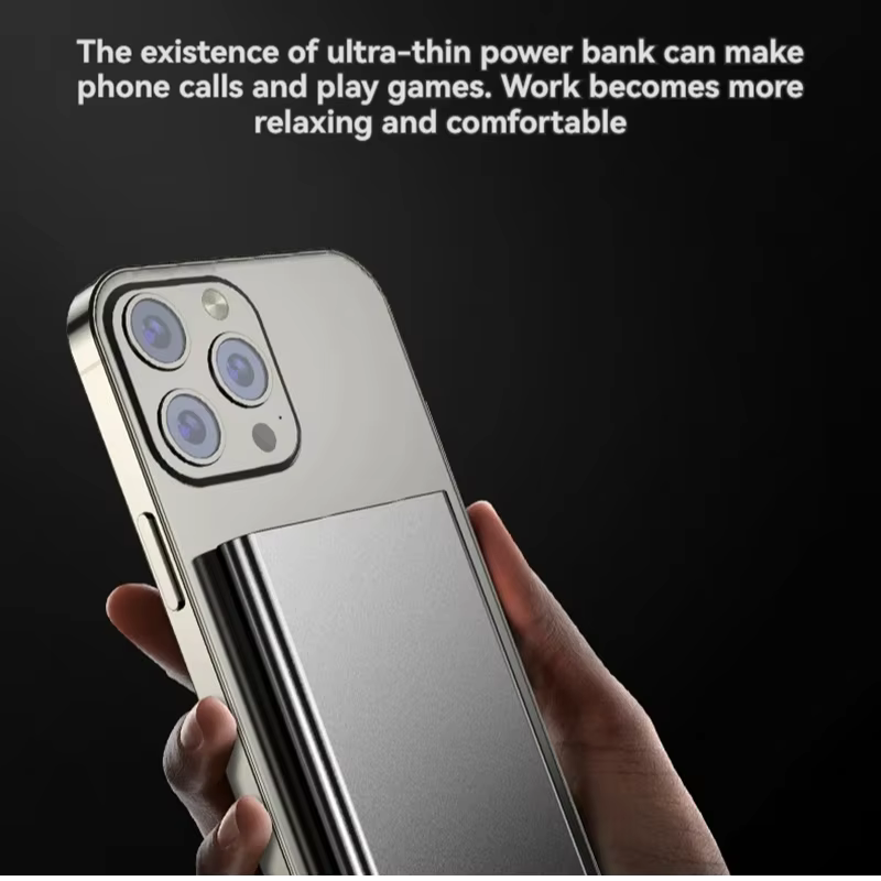 لينوفو باك 10000mAh رفيع الجودة بنك طاقة محمول لشحن سريع مغناطيسي للهاتف الذكي. — Lenovo CCC 10000mA
